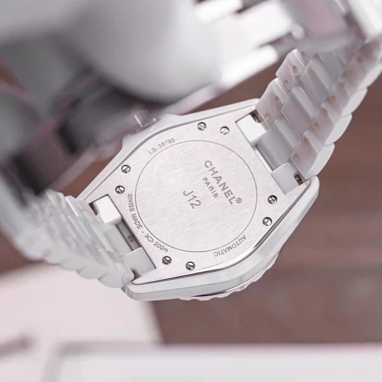 Chanel J12 White Ceramic Automatic Custom Bezel Diamonds 39mm