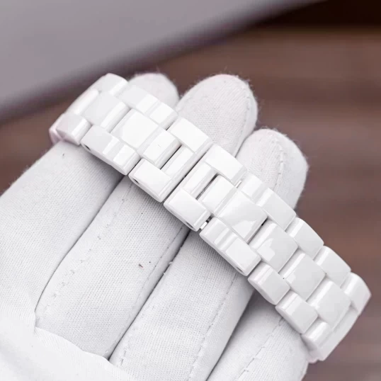 Chanel J12 White Ceramic Automatic Custom Bezel Diamonds 39mm