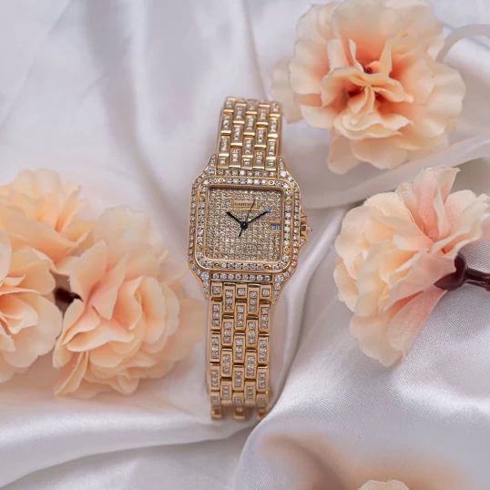 Cartier Panthere Quartz Diamond Ladies Watch Item