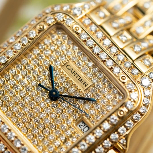 Cartier Panthere Quartz Diamond Ladies Watch Item