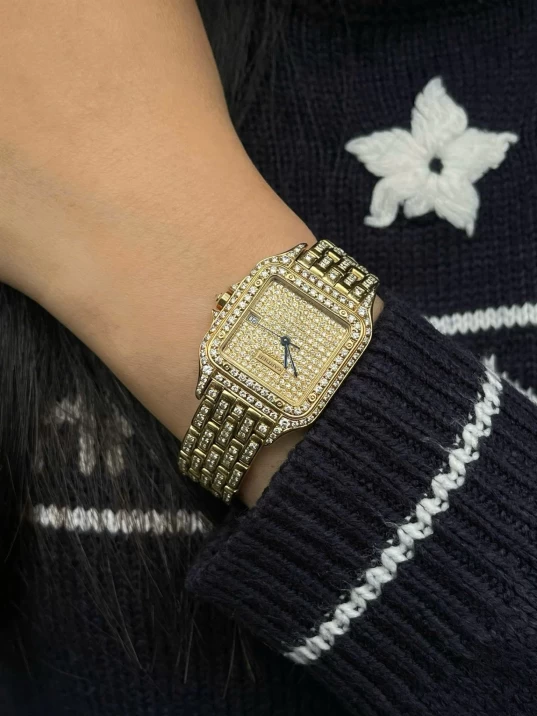 Cartier Panthere Quartz Diamond Ladies Watch Item