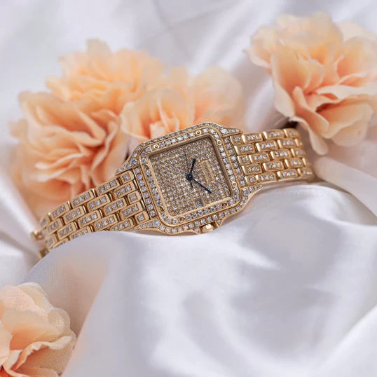 Cartier Panthere Quartz Diamond Ladies Watch Item