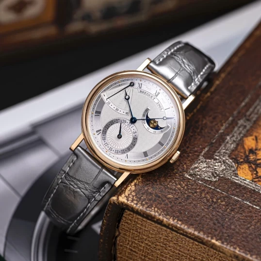 Breguet Classique Power Reserve Moonphase 18K Gold 7137ba/11/9v6