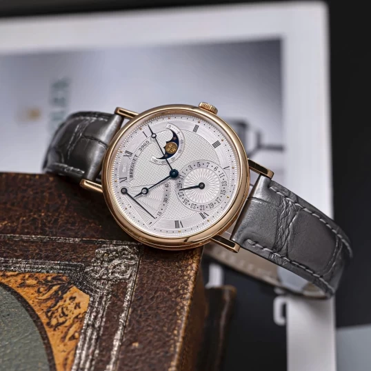 Breguet Classique Power Reserve Moonphase 18K Gold 7137ba/11/9v6