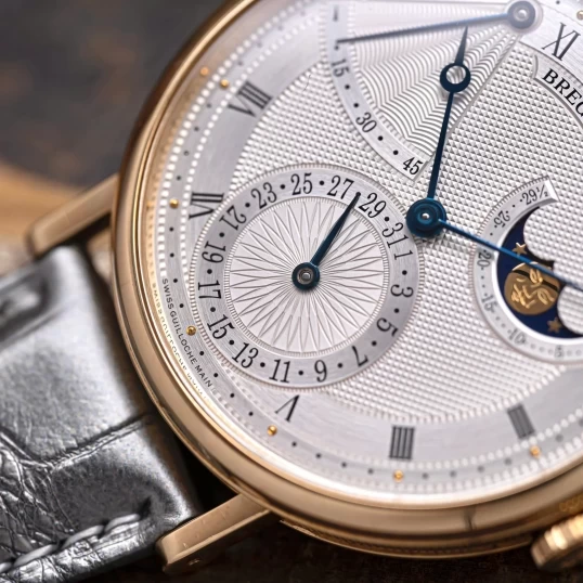 Breguet Classique Power Reserve Moonphase 18K Gold 7137ba/11/9v6