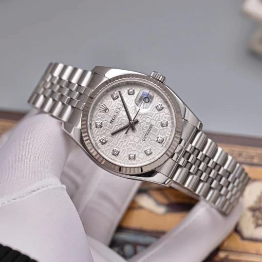 Rolex Oyster Perpetual Datejust 36mm 116234 vi tính trắng