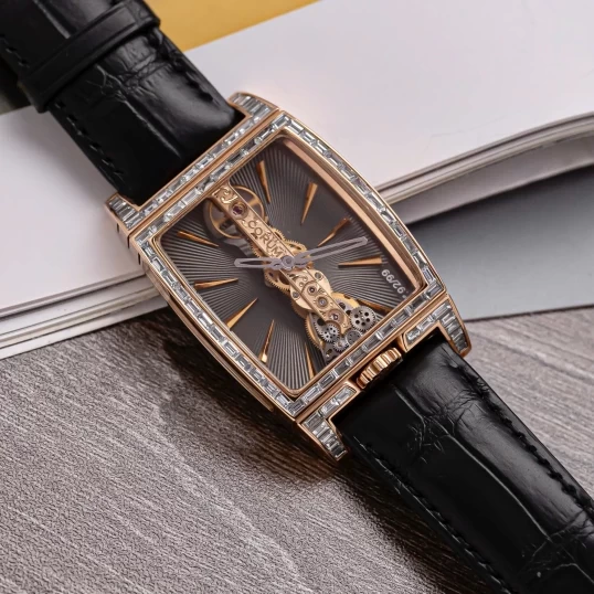 Corum Golden Bridge Black Baton 113.770.55/0001 GN01 Complete. Limited Edition No 92/99