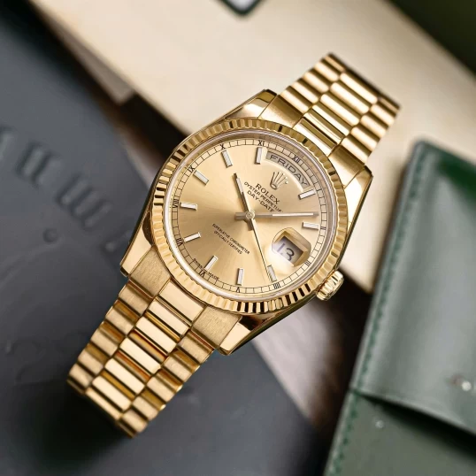 Rolex Oyster Perpetual Day-Date 36mm 118238 Champagne Dial