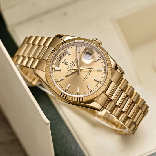 Rolex Oyster Perpetual Day-Date 36mm 118238 Champagne Dial