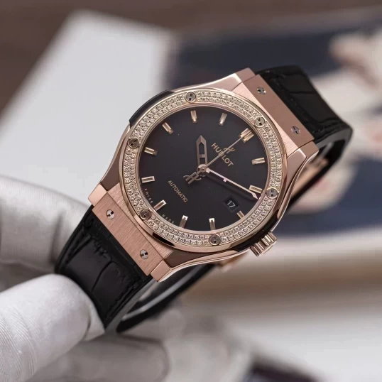 Hublot Classic Fusion King Gold Black Dial 42mm 542.PX.1180.RX.1104