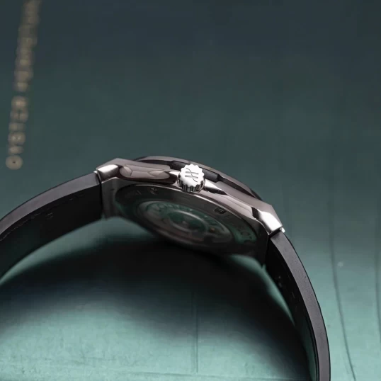 Hublot Classic Fusion Black Dial 42mm 542.NX.1171.RX Custom Diamond Pave Setting