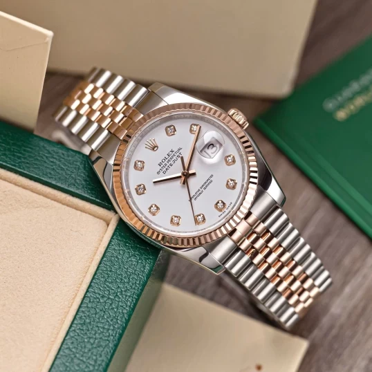 Rolex Oyster Perpetual Datejust 36mm 116231 Mặt số men trắng