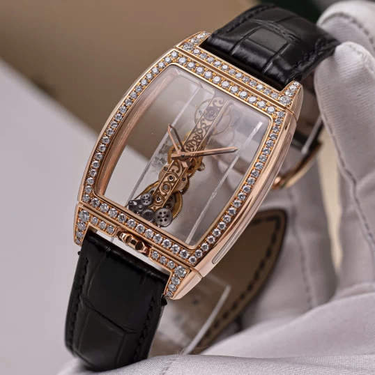 Corum Golden Bridge Classic Rose Gold Full Diamonds 05.0083/B