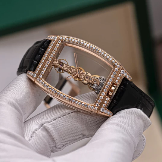 Corum Golden Bridge Classic Rose Gold Full Diamonds 05.0083/B