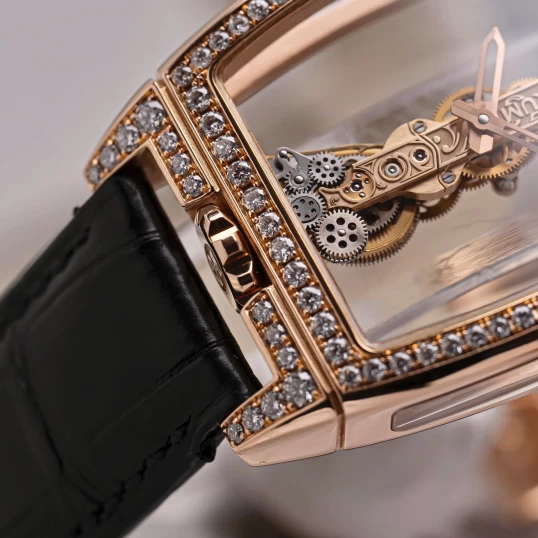 Corum Golden Bridge Classic Rose Gold Full Diamonds 05.0083/B