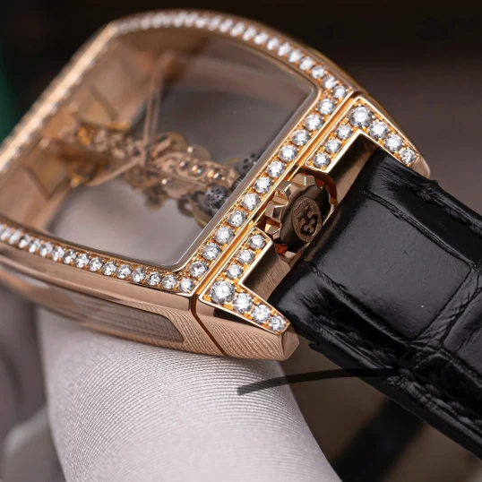 Corum Golden Bridge Classic Rose Gold Full Diamonds 05.0083/B