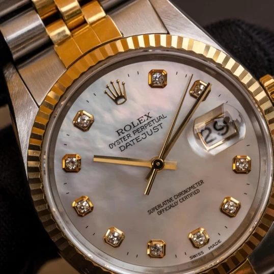 Rolex Oyster Perpetual Datejust 36mm 16233 MOP Dial