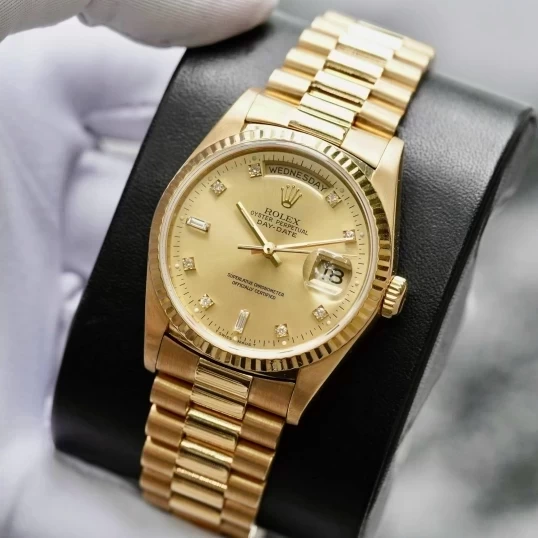 Rolex Oyster Perpetual Day-Date 36mm 18238 Champagne Dial