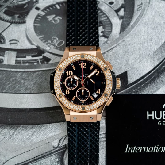 Hublot Big Bang Gold Diamonds 41mm 341.PX.130.RX.114 Vành kim cương zin hãng