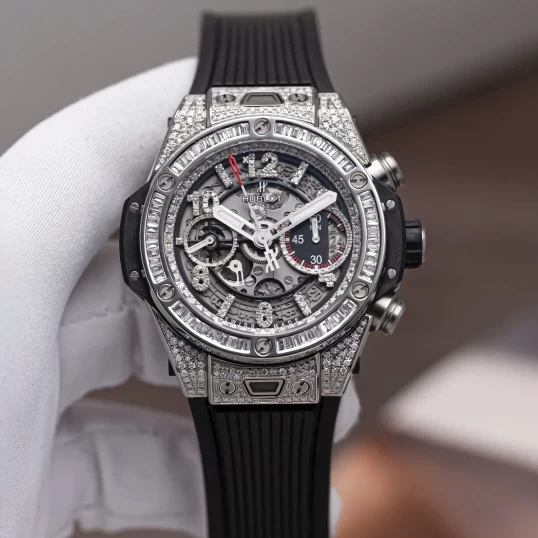 Hublot Big Bang Unico 42mm 441.NX.1170.RX Custom full kim cương thiên nhiên