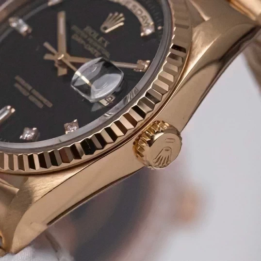 Rolex Oyster Perpetual Day-Date 36mm 18238 Black Dial