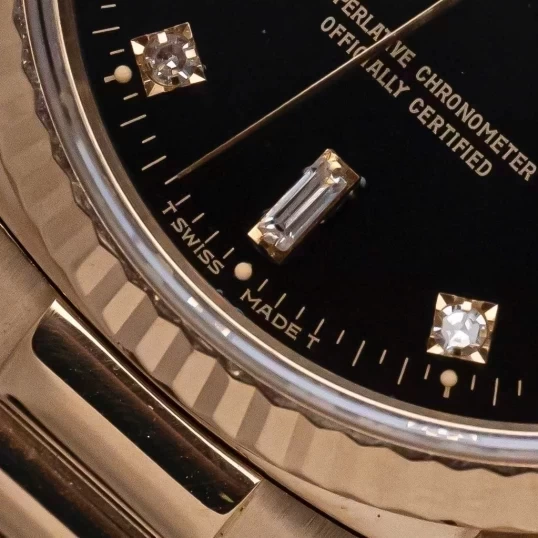 Rolex Oyster Perpetual Day-Date 36mm 18238 Black Dial