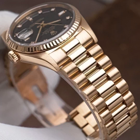 Rolex Oyster Perpetual Day-Date 36mm 18238 Black Dial