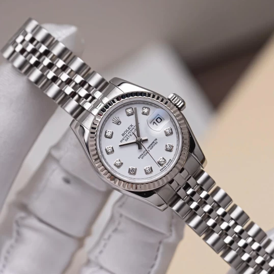 Rolex Oyster Perpetual Lady-Datejust 26mm 179174 mắt số men trắng