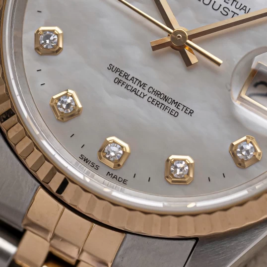 Rolex Oyster Perpetual Datejust 36mm 16233 MOP Dial