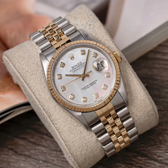 Rolex Oyster Perpetual Datejust 36mm 16233 MOP Dial
