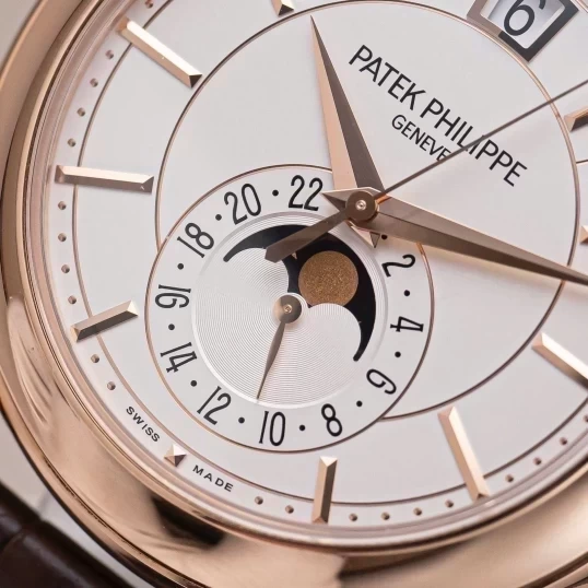 Patek Philippe Complications 40mm 5205R-001 Annual Calendar Moonphase White