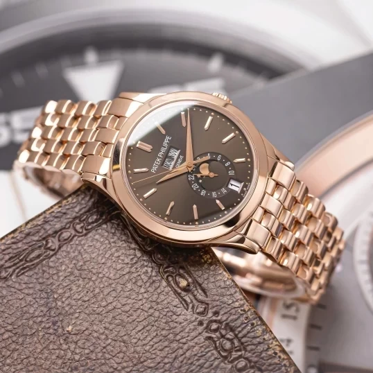 Patek Philippe Complications Annual Calendar Moonphase 5396/1R-001 Chocolatte Dial