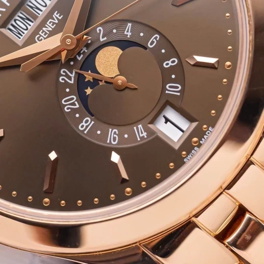 Patek Philippe Complications Annual Calendar Moonphase 5396/1R-001 Chocolatte Dial