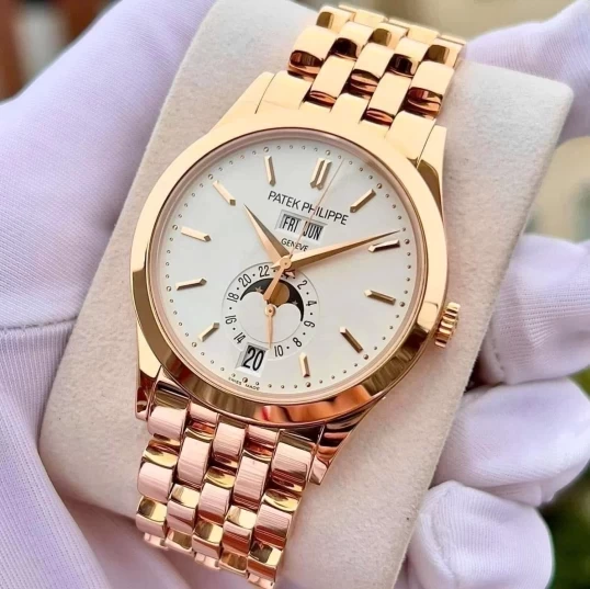 Patek Philippe Complications Annual Calendar Moonphase 5396/1R-010 – White Dial