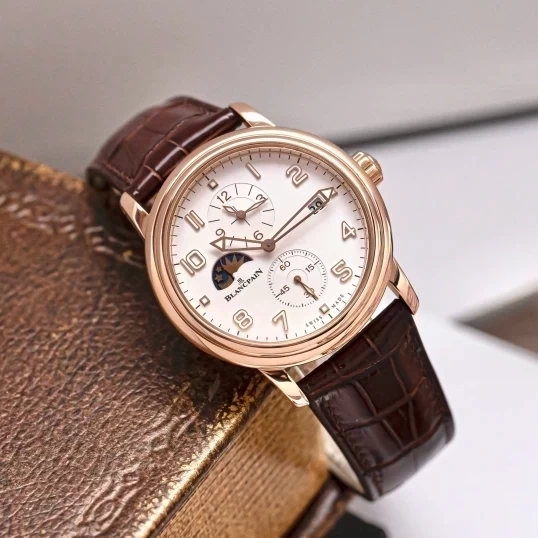 Blancpain Léman 2860-3642-53B – White Dial 18K Rose Gold
