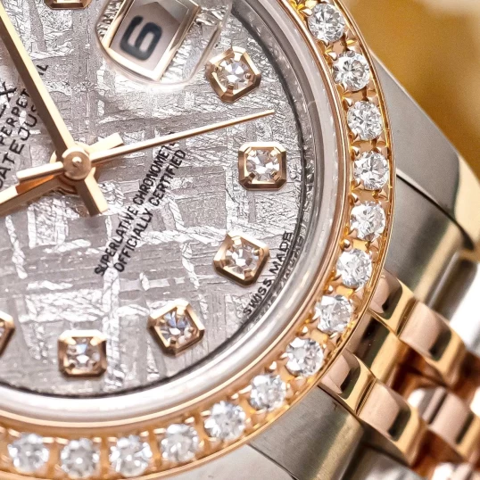 Rolex Oyster Perpetual Lady-Datejust 179171 Mặt số thiên thạch