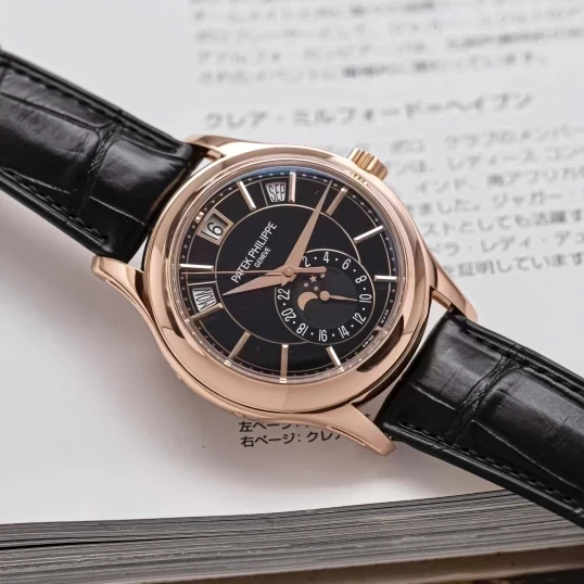 Patek Philippe Complications Annual Calender 5205R-010 Black Dial