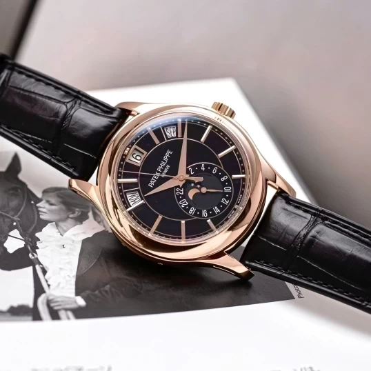 Patek Philippe Complications Annual Calender 5205R-010 Black Dial