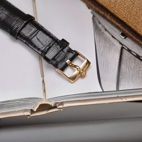 Rolex Oysterquartz Day-Date 19018 Yellow Gold Champagne Dial Diamond Bezel