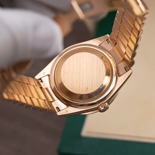 Rolex Oyster Perpetual Day-Date 36mm 118235 Custom Diamonds Dial