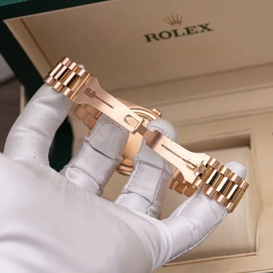 Rolex Oyster Perpetual Day-Date 36mm 118235 Custom Diamonds Dial