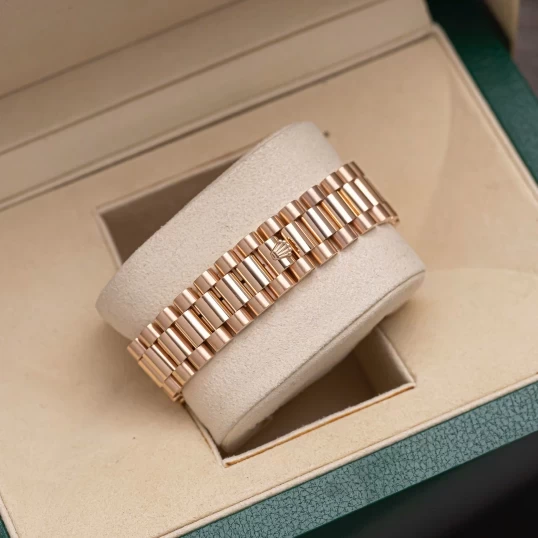 Rolex Oyster Perpetual Day-Date 36mm 118235 Custom Diamonds Dial