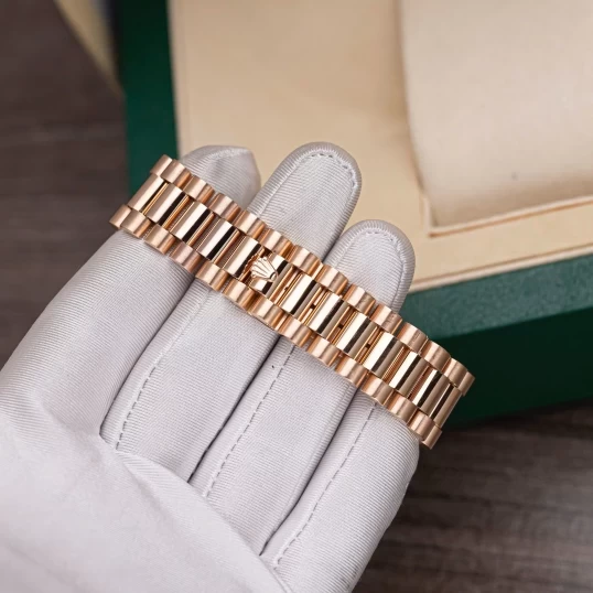 Rolex Oyster Perpetual Day-Date 36mm 118235 Custom Diamonds Dial