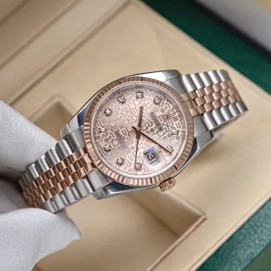 Rolex Oyster Perpetual Datejust 36mm 116231 Vi Tính Hồng Fullbox 2016