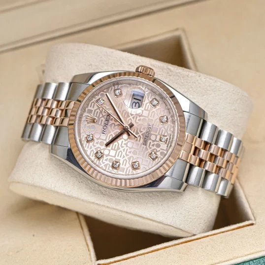Rolex Oyster Perpetual Datejust 36mm 116231 Vi Tính Hồng Fullbox 2016