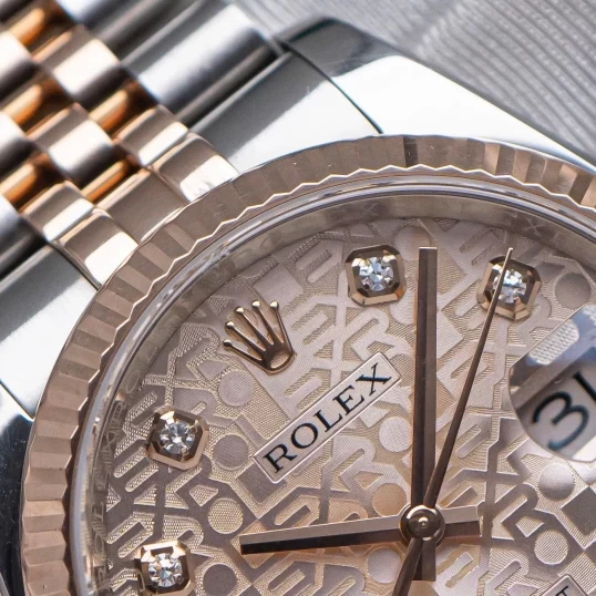 Rolex Oyster Perpetual Datejust 36mm 116231 Vi Tính Hồng Fullbox 2016
