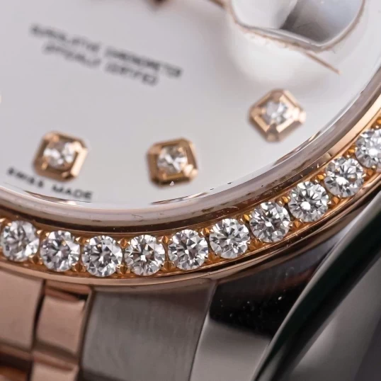 Rolex Oyster Perpetual Datejust 36mm 116231  Mặt số men trắng, Diamond Bezel