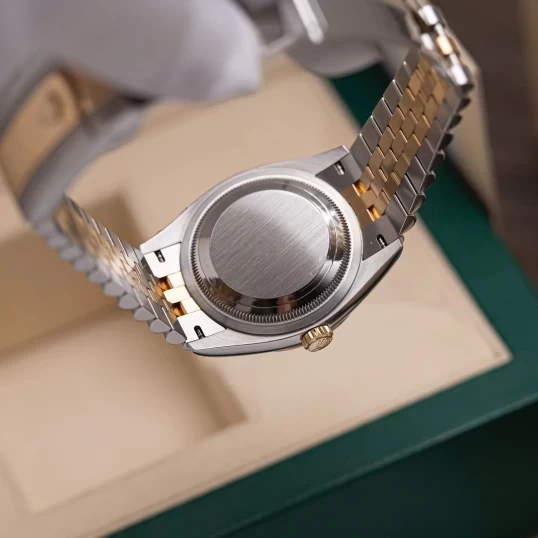 Rolex Oyster Perpetual Datejust 36mm Ref. 126233  Champagne Palm Motif Dial