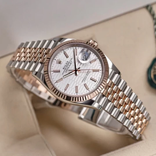 Rolex Oyster Perpetual Datejust 36mm 126231 Mặt số hoạ tiết gạch ( Brick Pattern Dial )
