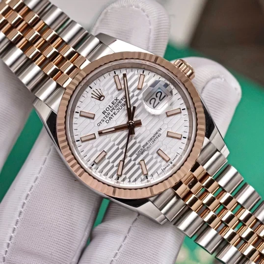 Rolex Oyster Perpetual Datejust 36mm 126231 Mặt số hoạ tiết gạch ( Brick Pattern Dial )